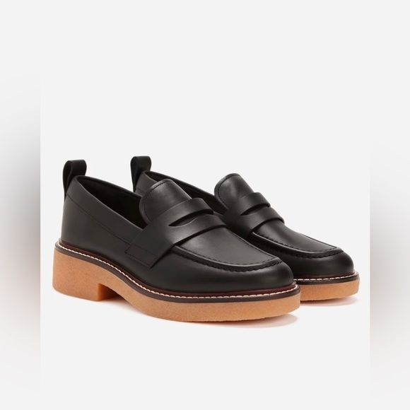 Everlane The Gum Sole Penny Loafer in Black 9.5